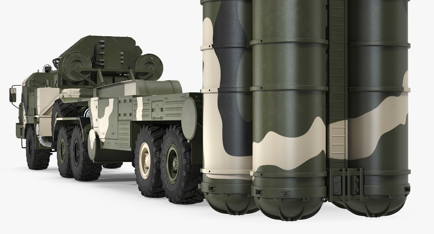 Russian S 400 Triumf Air Defense System Vehicle 3D