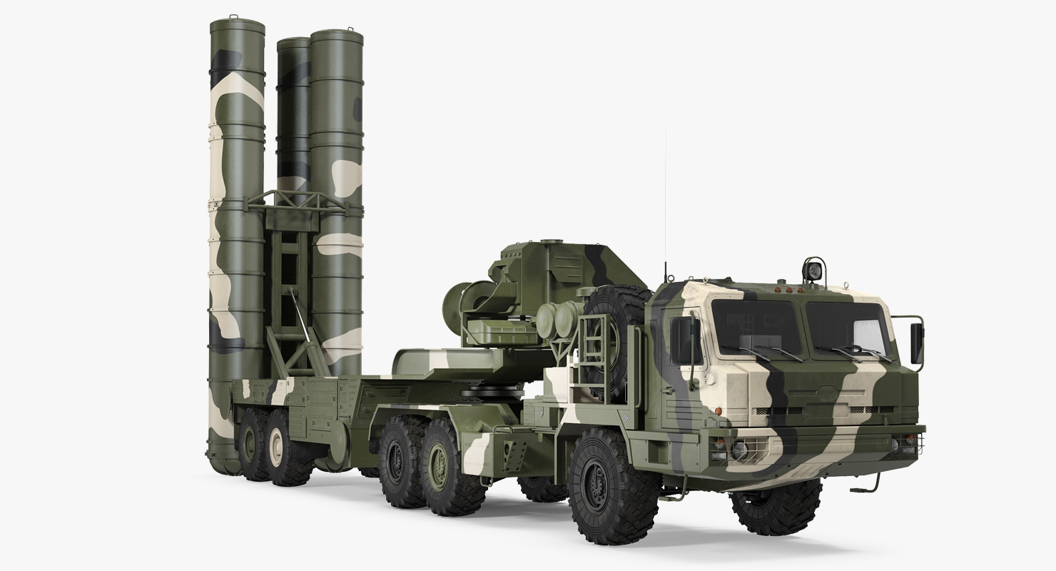 Russian S 400 Triumf Air Defense System Vehicle 3D