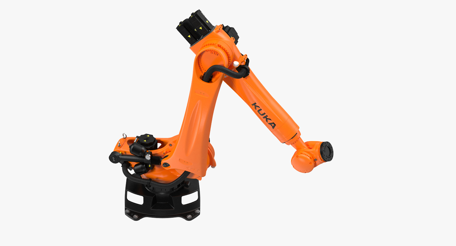 Kuka KR 210 R3100 Ultra Rigged for Maya 3D model