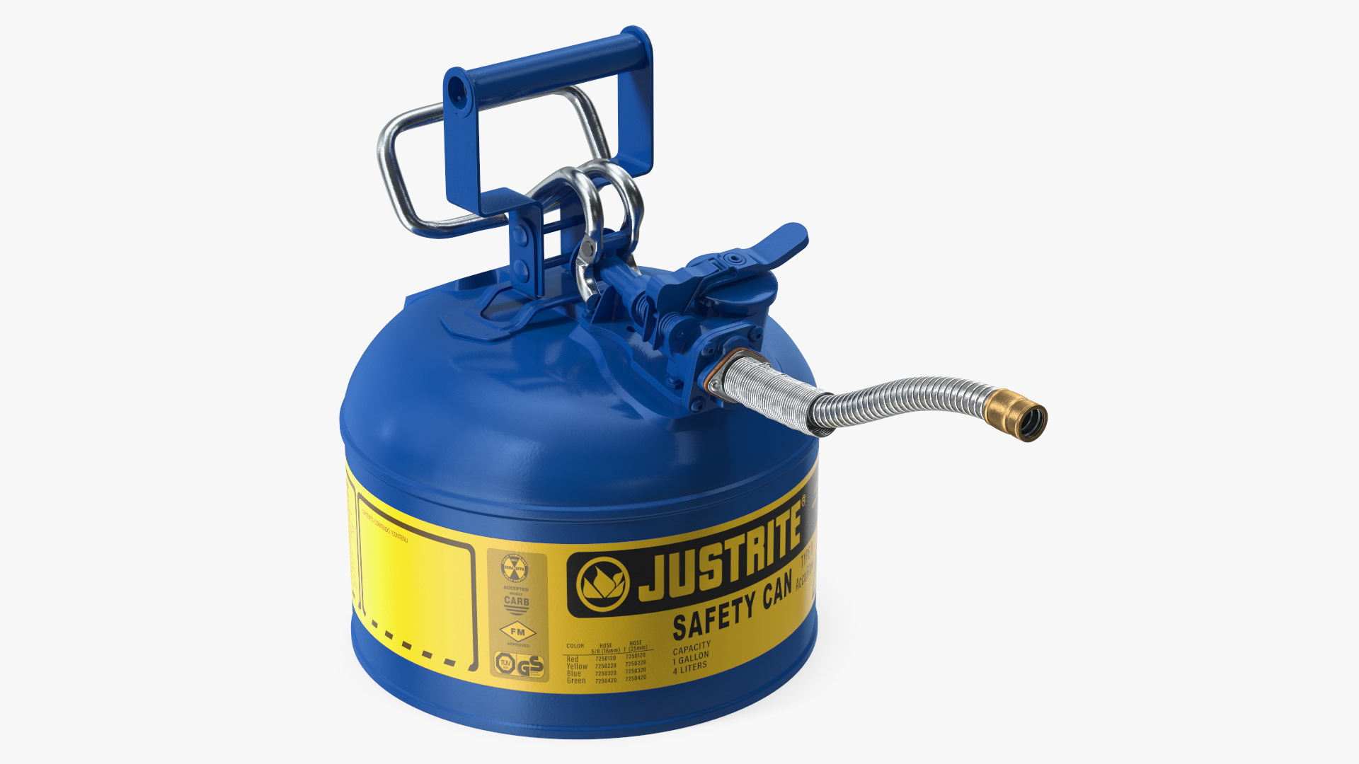 3D Safety Fuel Can One Gallon Blue