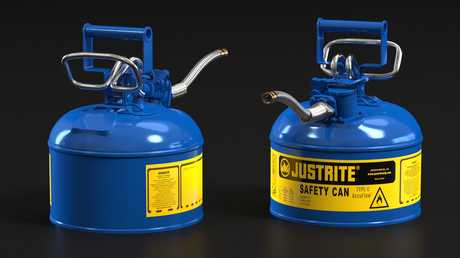 3D Safety Fuel Can One Gallon Blue