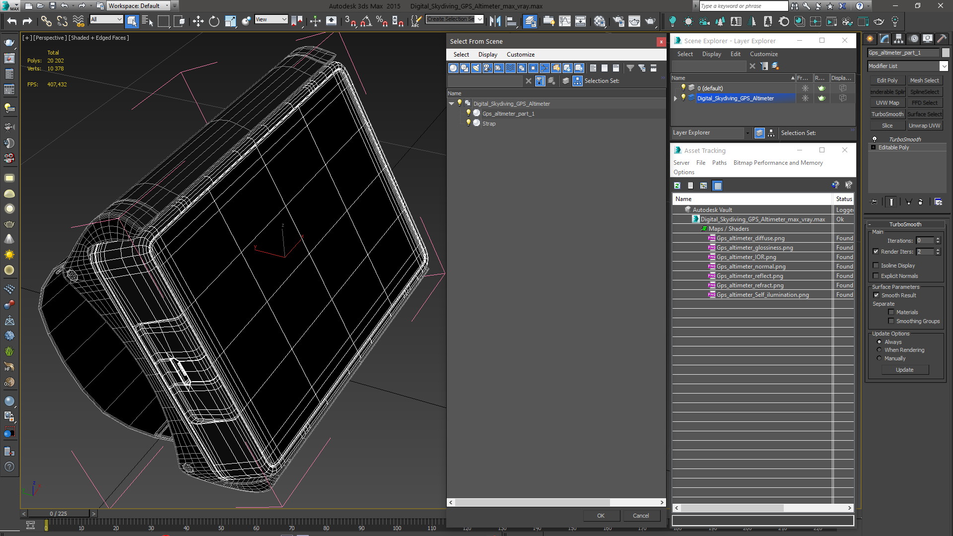 3D Digital GPS Altimeter