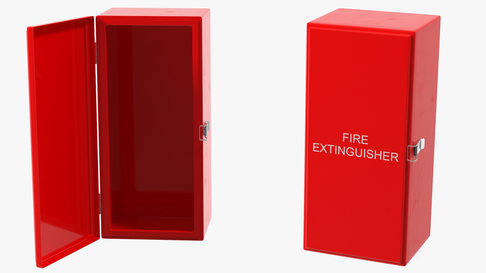 3D Fire Extinguisher Fibreglass Cabinet