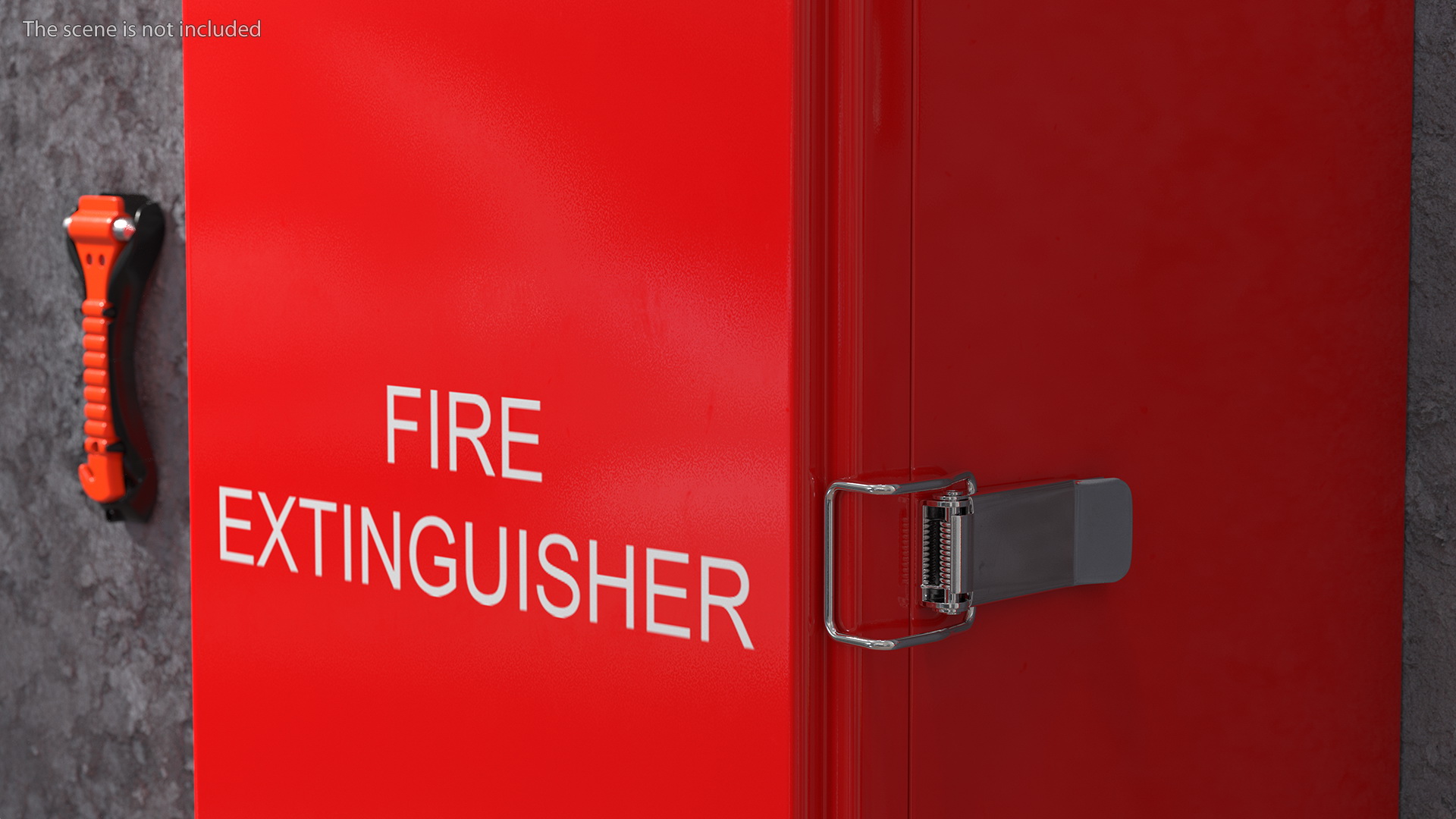 3D Fire Extinguisher Fibreglass Cabinet