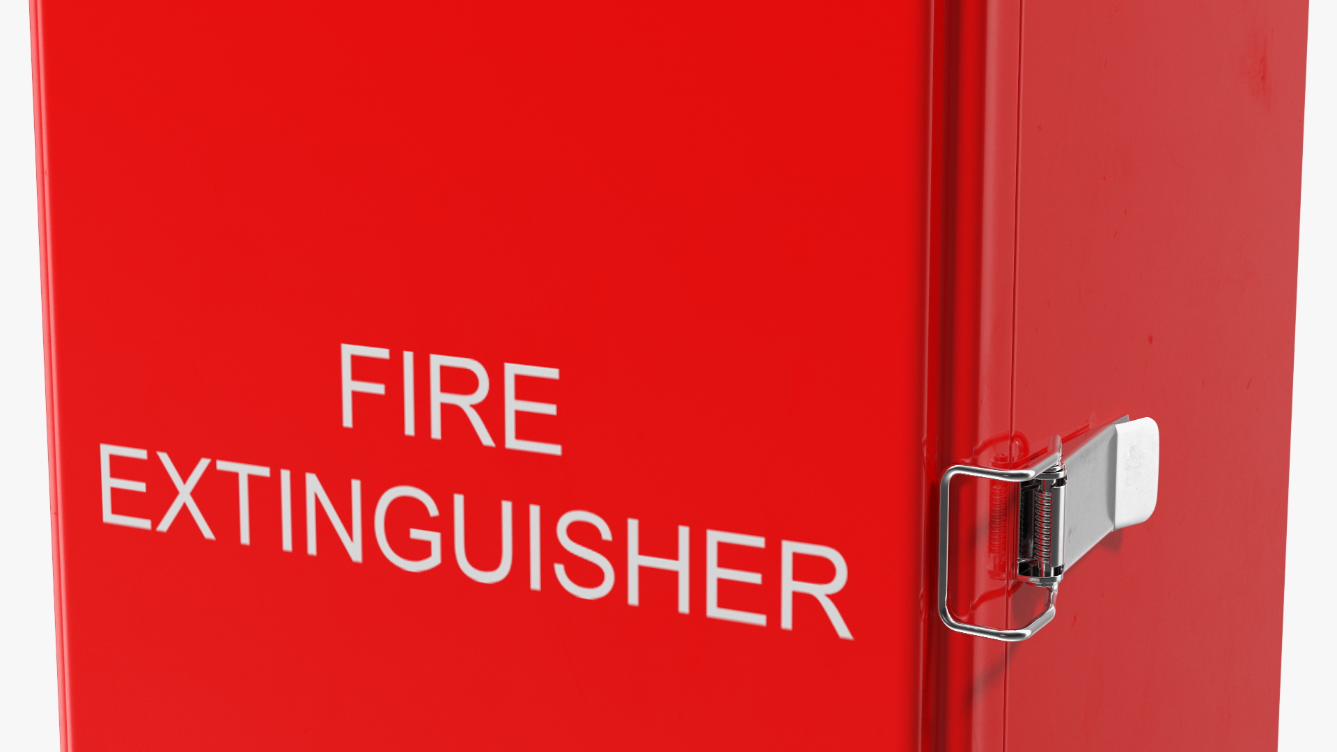 3D Fire Extinguisher Fibreglass Cabinet