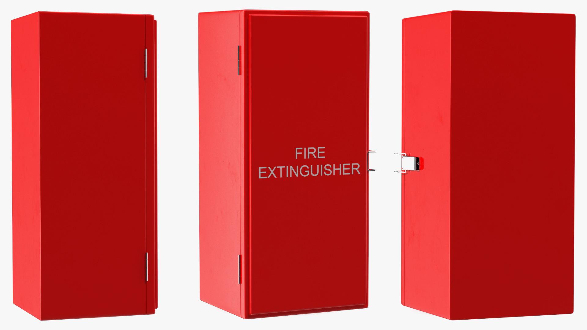 3D Fire Extinguisher Fibreglass Cabinet