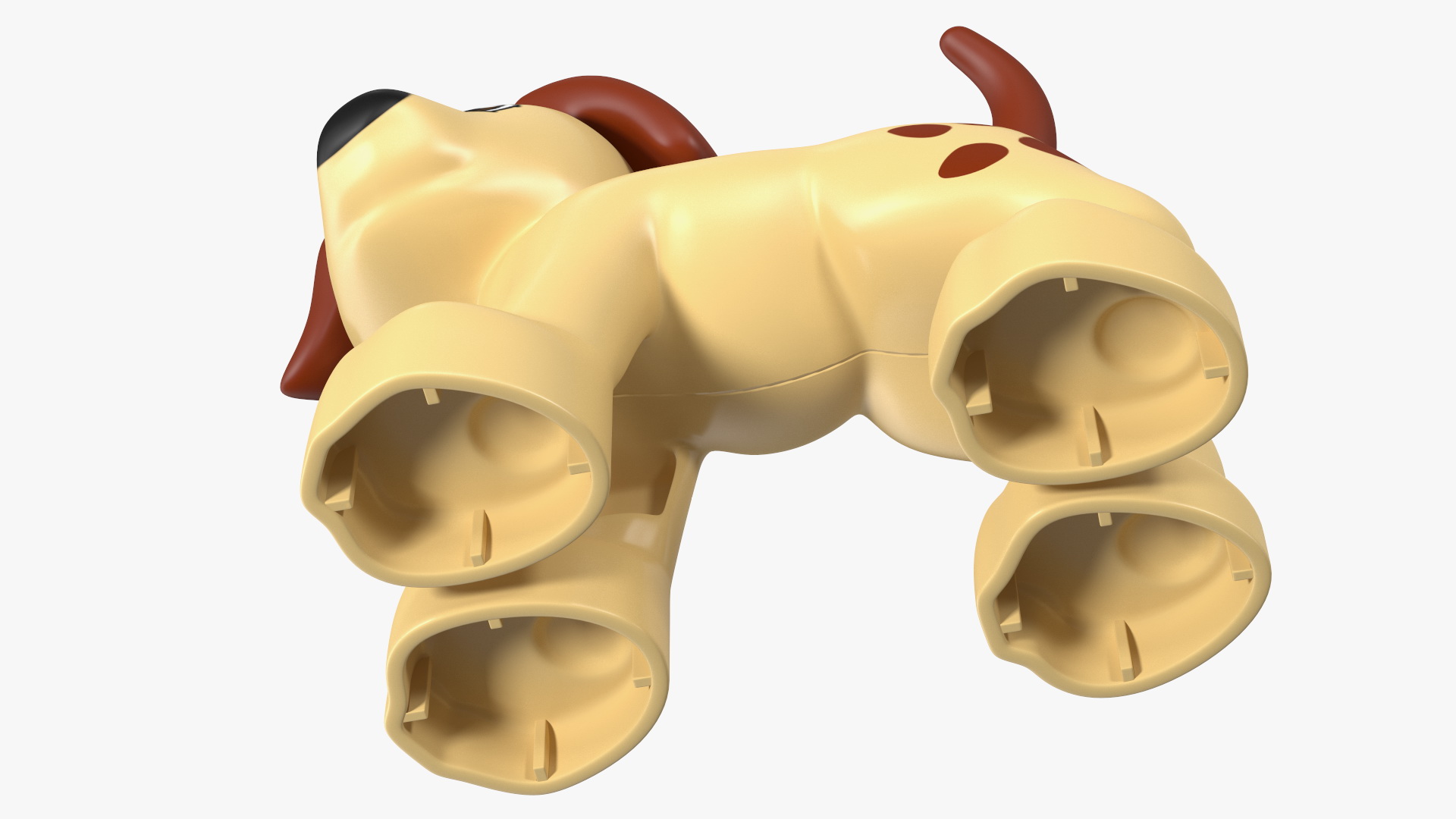 3D Lego Duplo Dog with Brown Spots