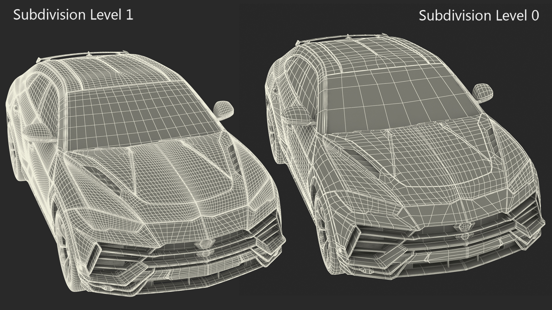 3D Super Luxury SUV Rigged model