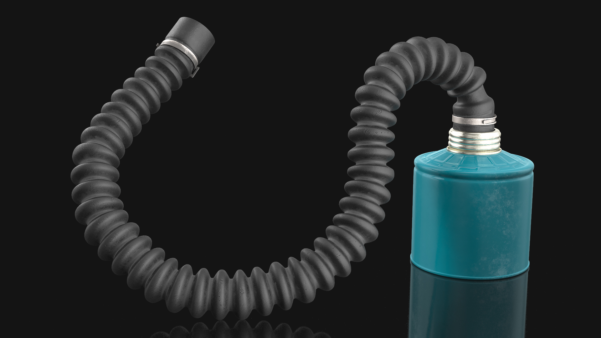 3D model Filter Canister with Hose