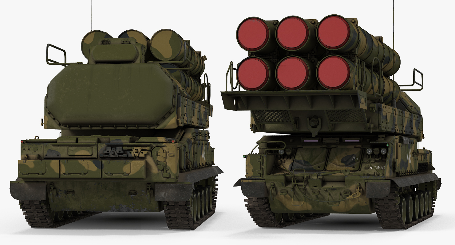 SAM System Buk M3 Camo 3D