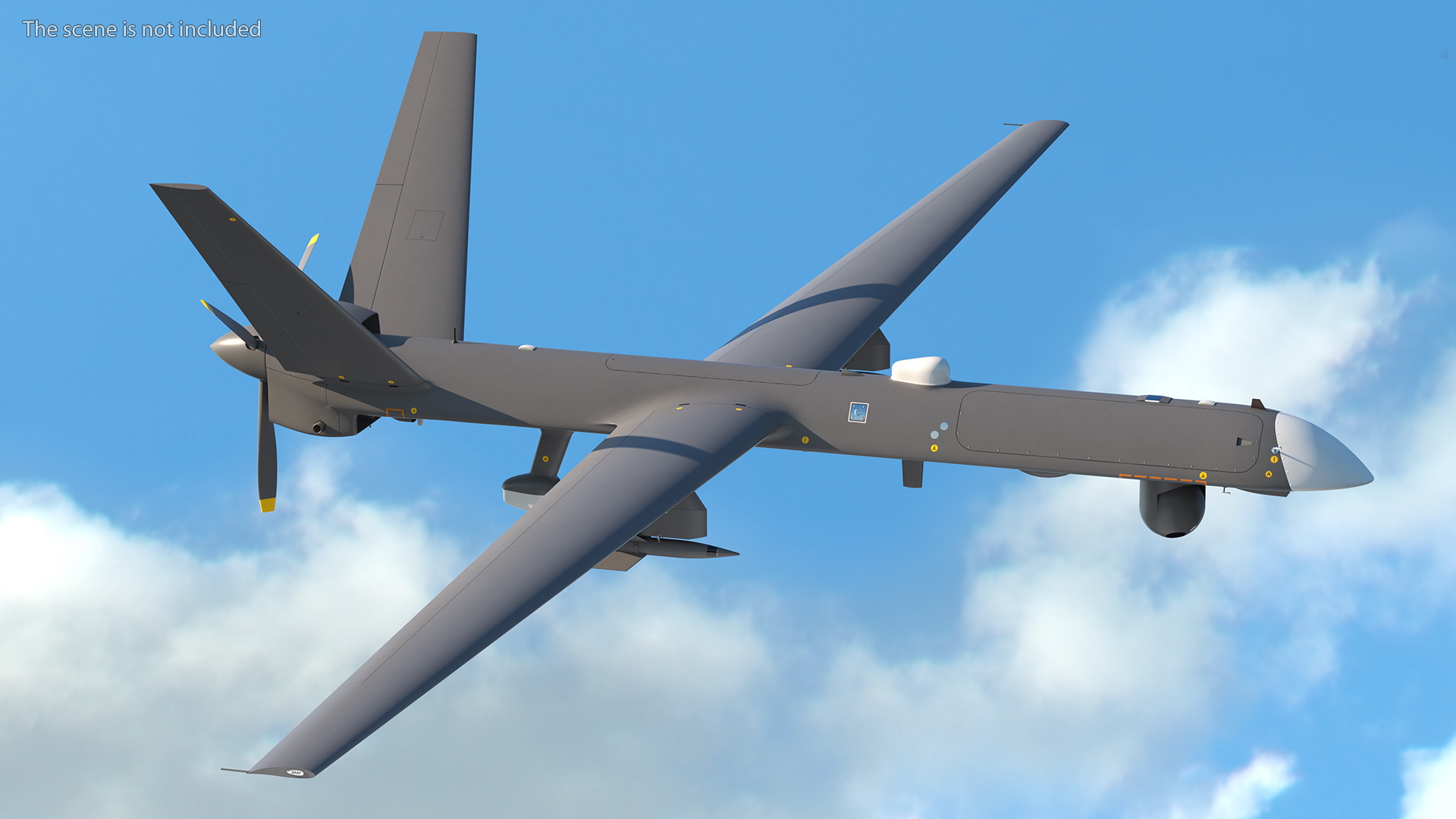 Unmanned Combat Aerial Vehicle Flight 3D