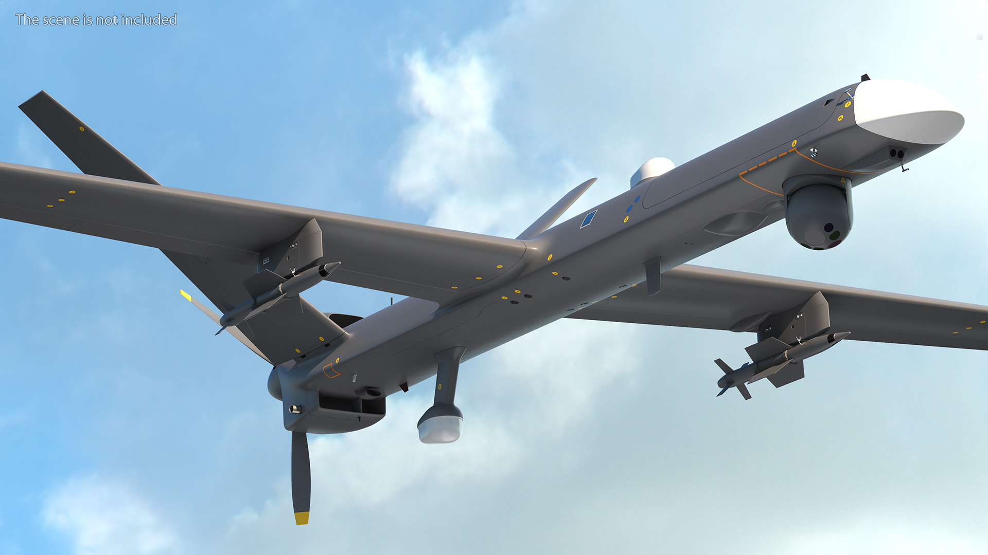 Unmanned Combat Aerial Vehicle Flight 3D