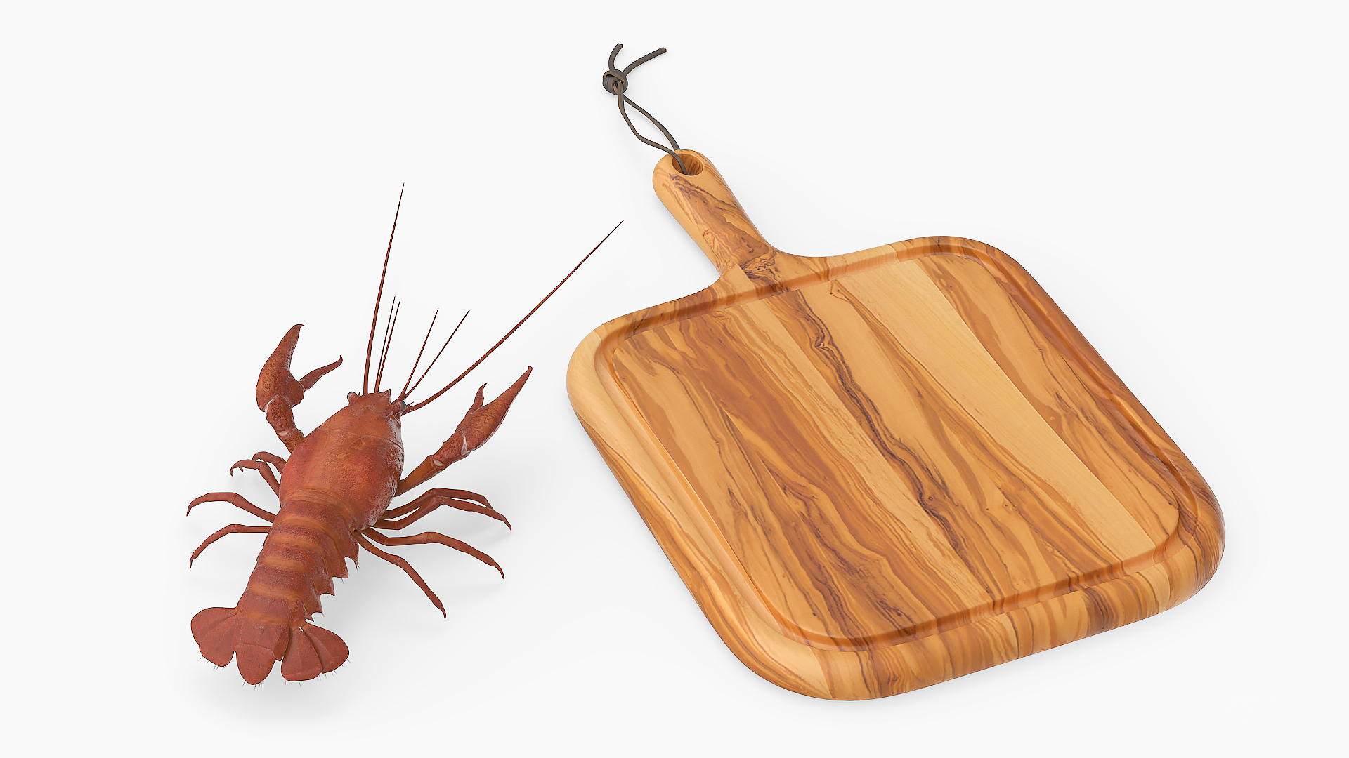 Crawfish Dinner with Seafood Tools 3D model