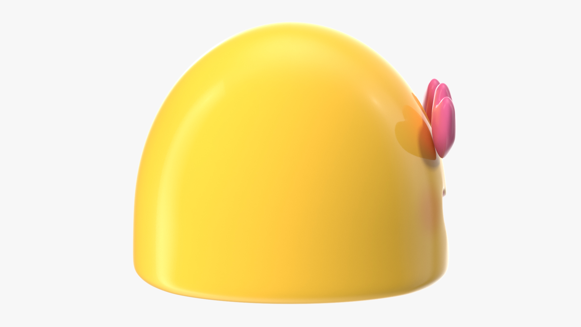 Heart Eyes Android Emoji 3D model