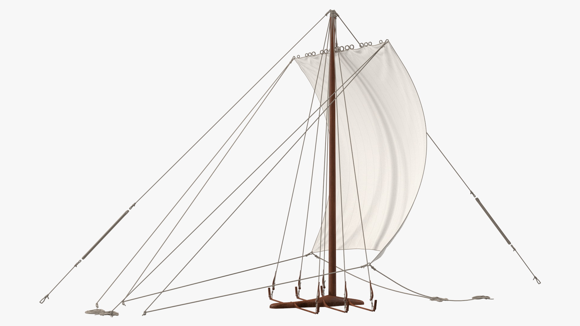 3D Longship Sail model