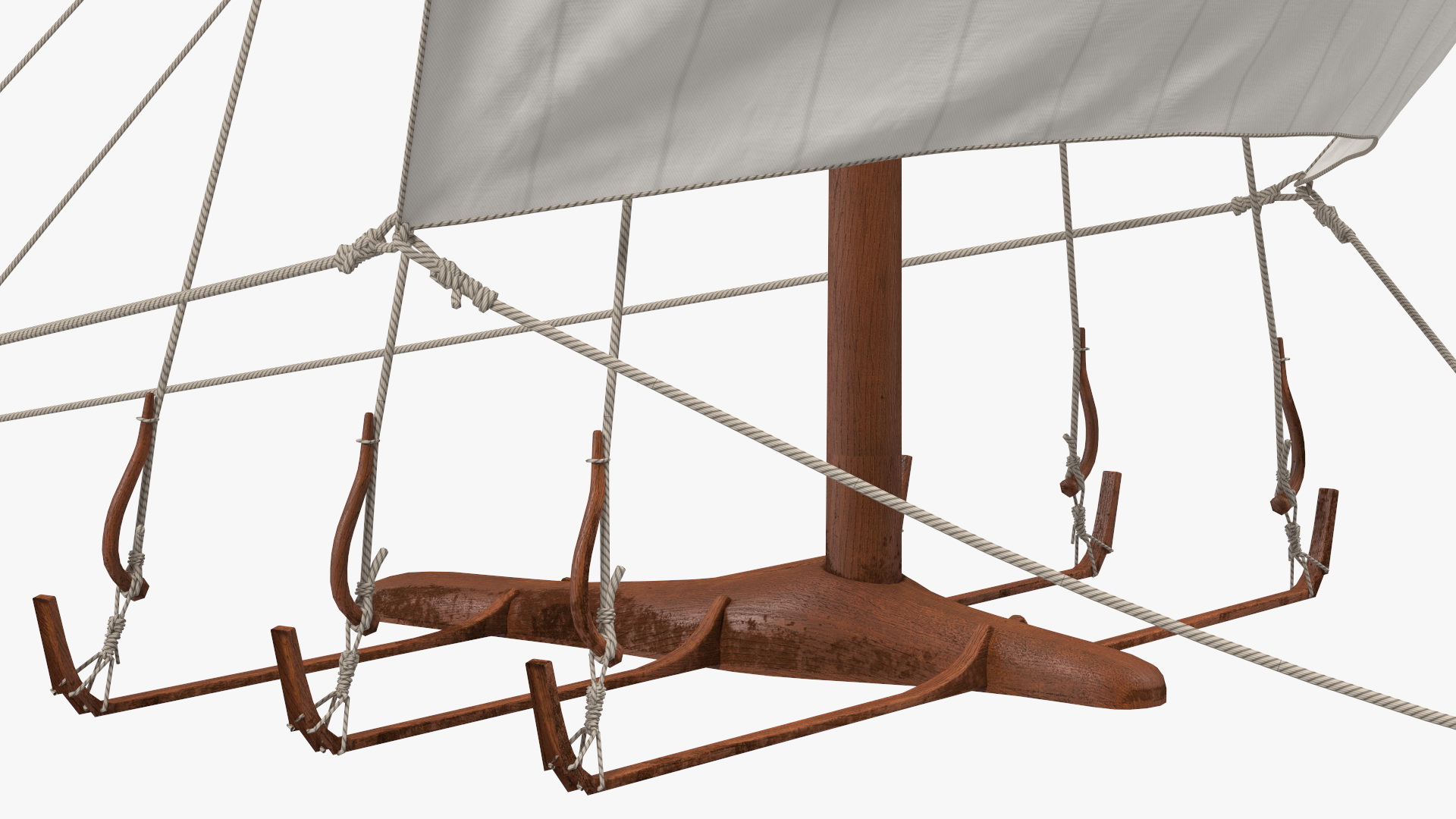 3D Longship Sail model