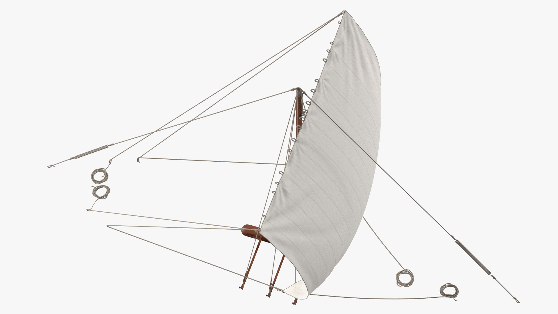 3D Longship Sail model