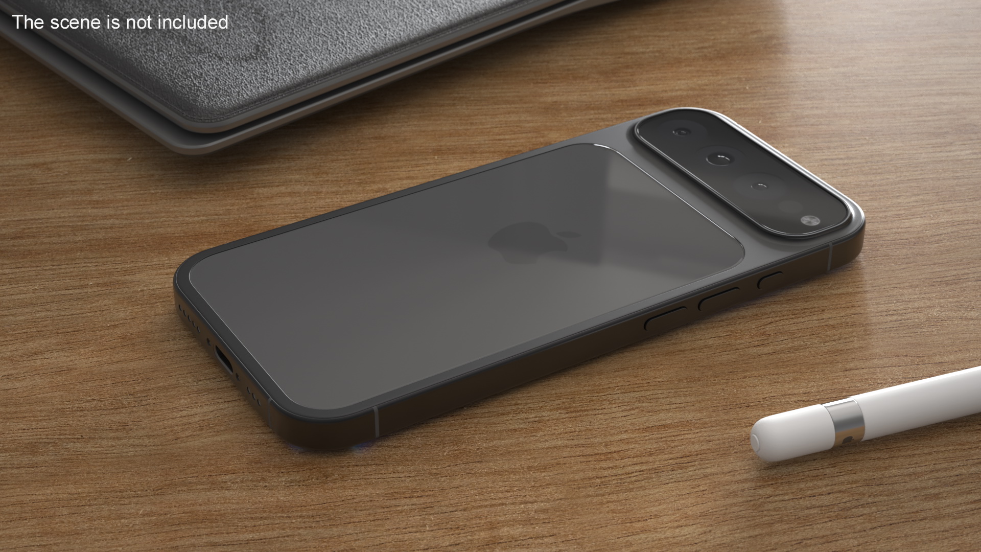 3D iPhone 17 Concept Black model