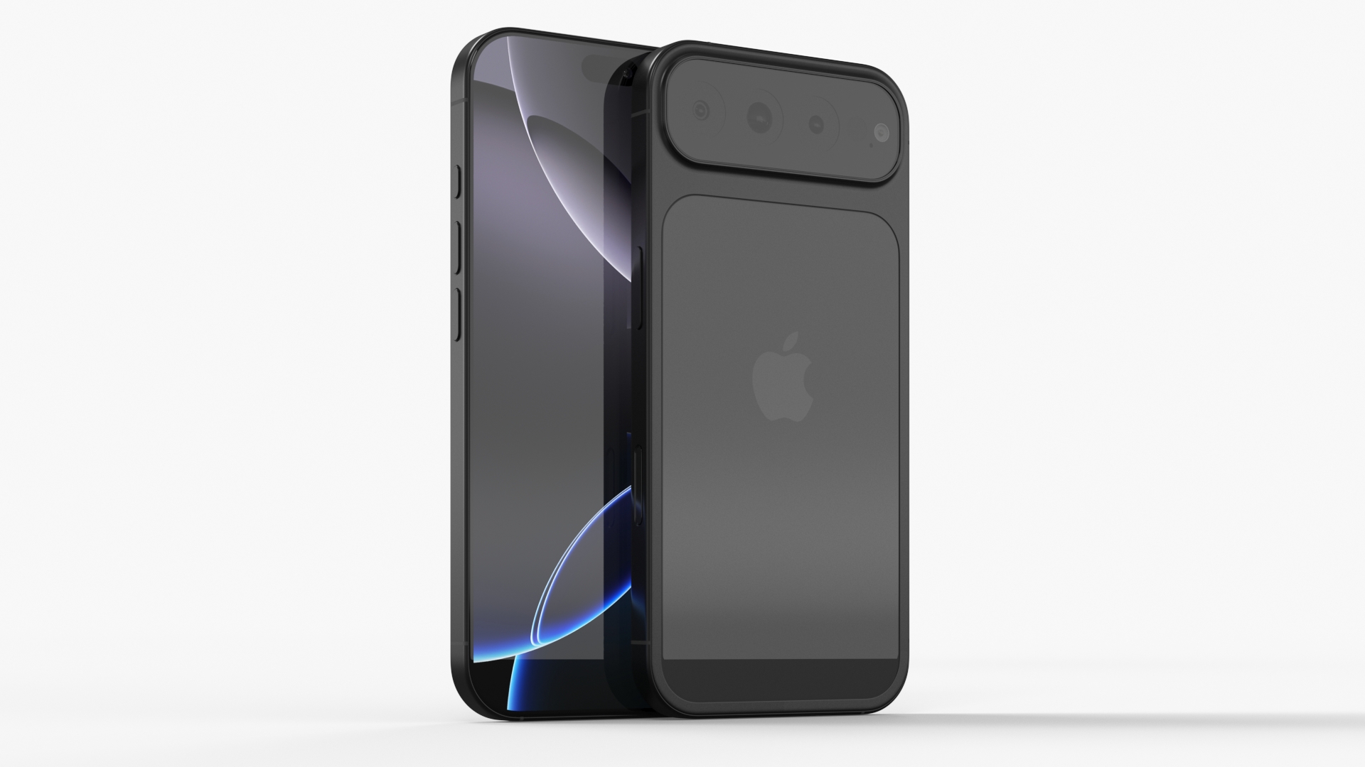 3D iPhone 17 Concept Black model