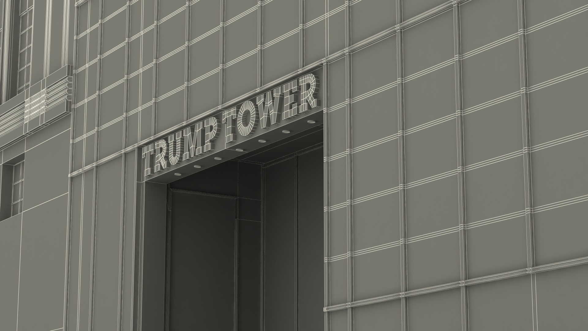 Trump Tower Skyscraper 3D