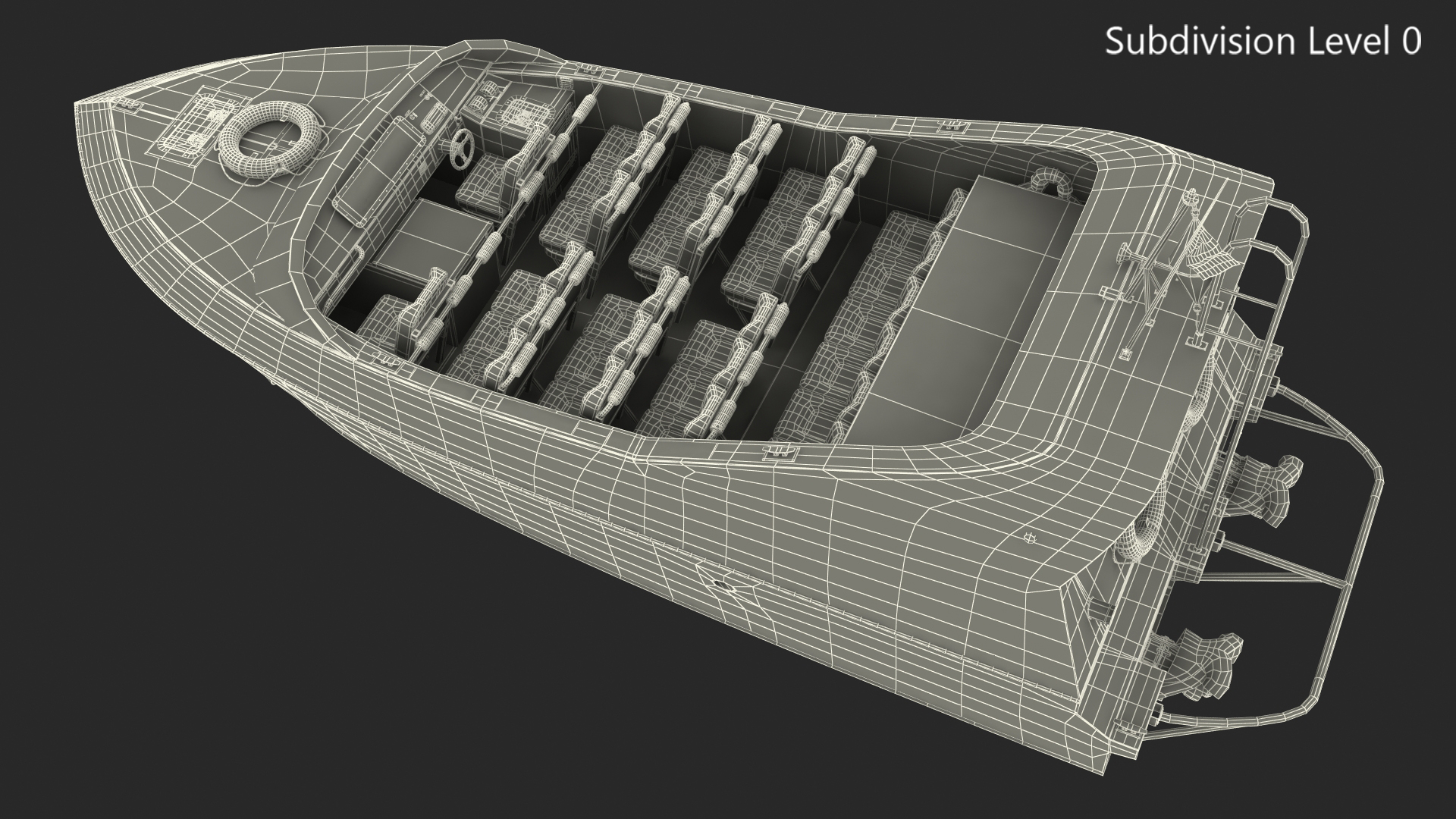 3D model Jet Boat