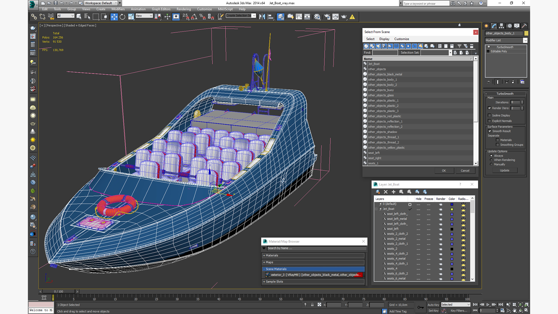 3D model Jet Boat