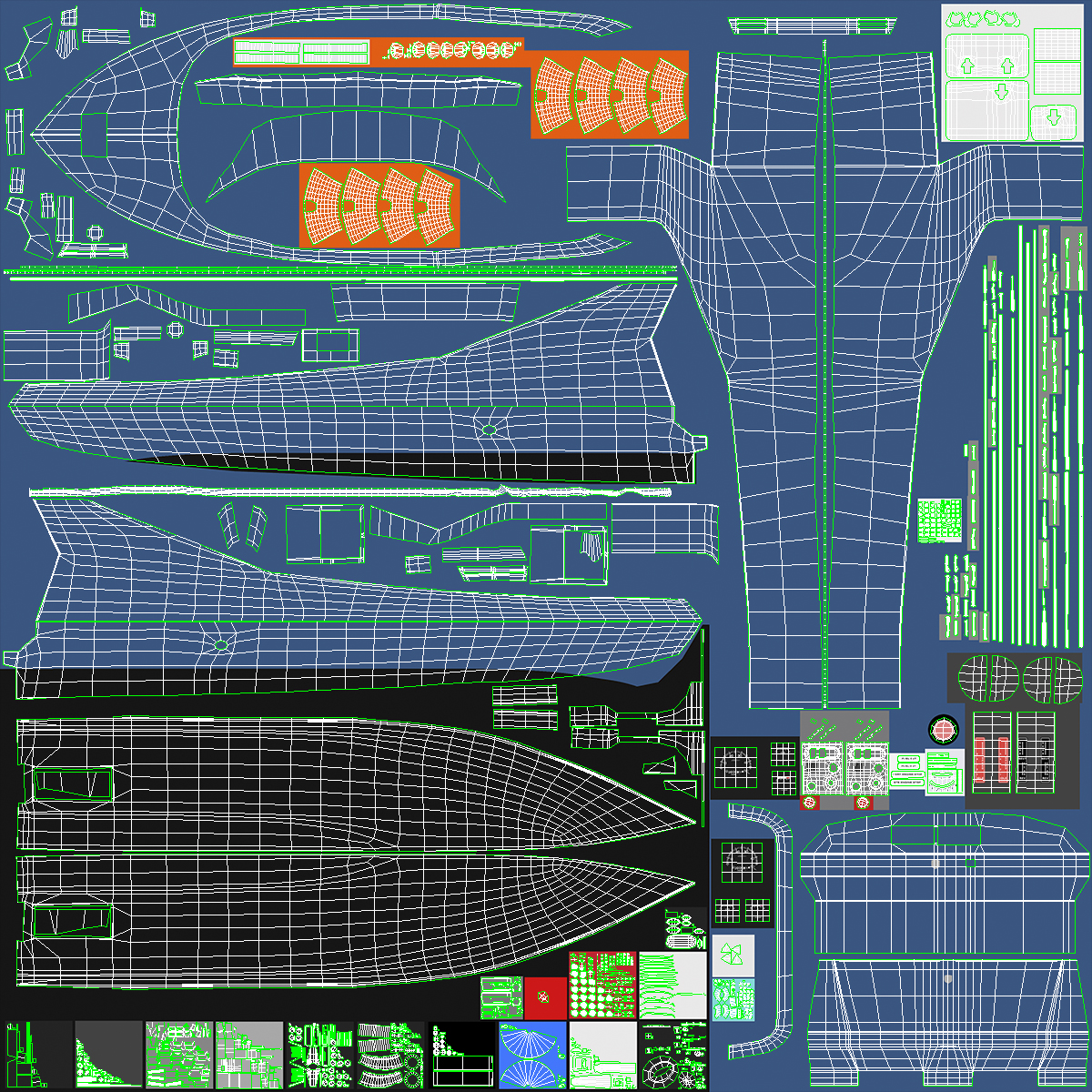 3D model Jet Boat