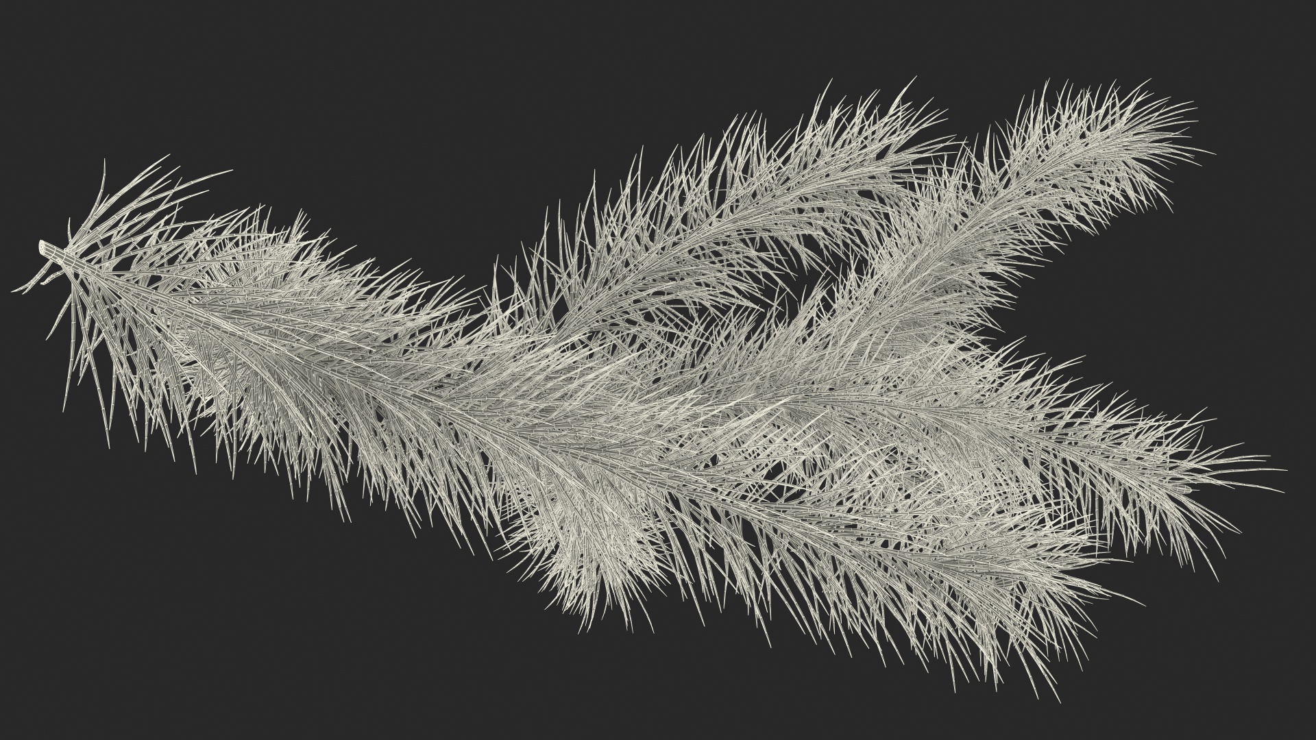 Green Pine Branch 3D