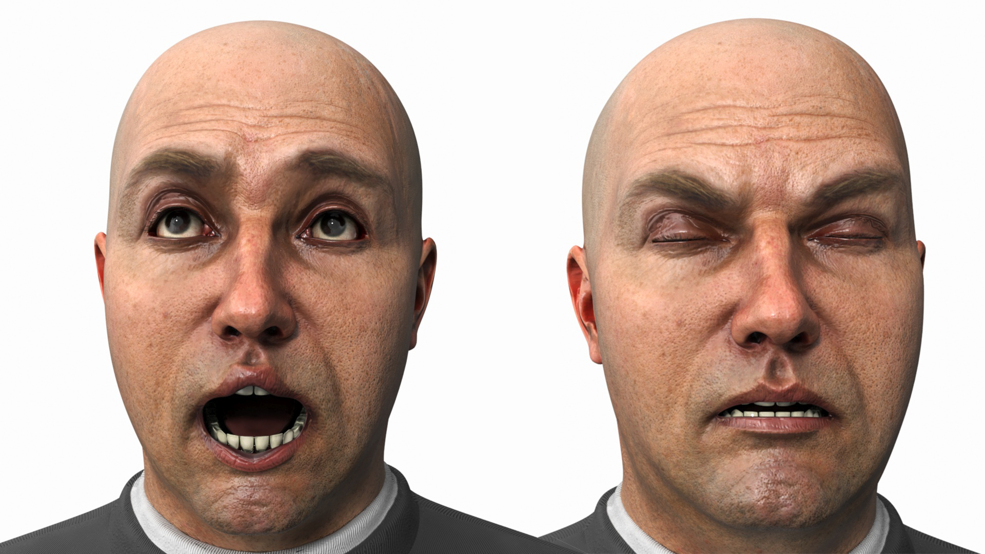 3D Catholic Priest Rigged for Cinema 4D