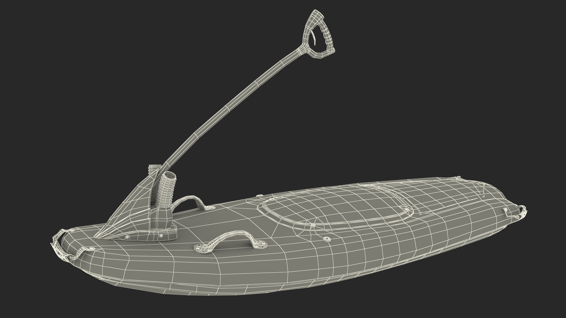 3D model Carbon Jet Surfboard