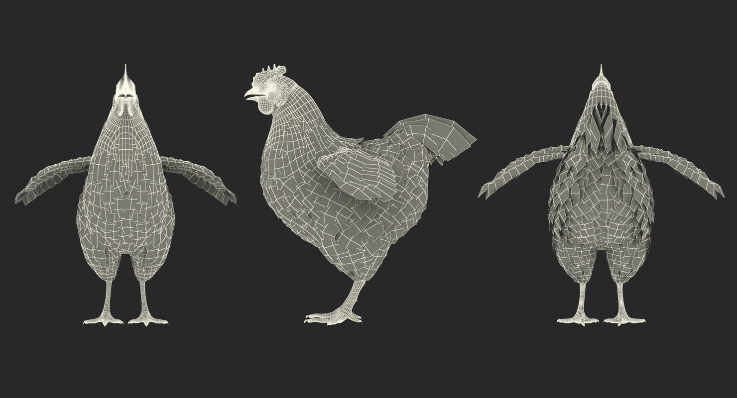 Chicken 3D model