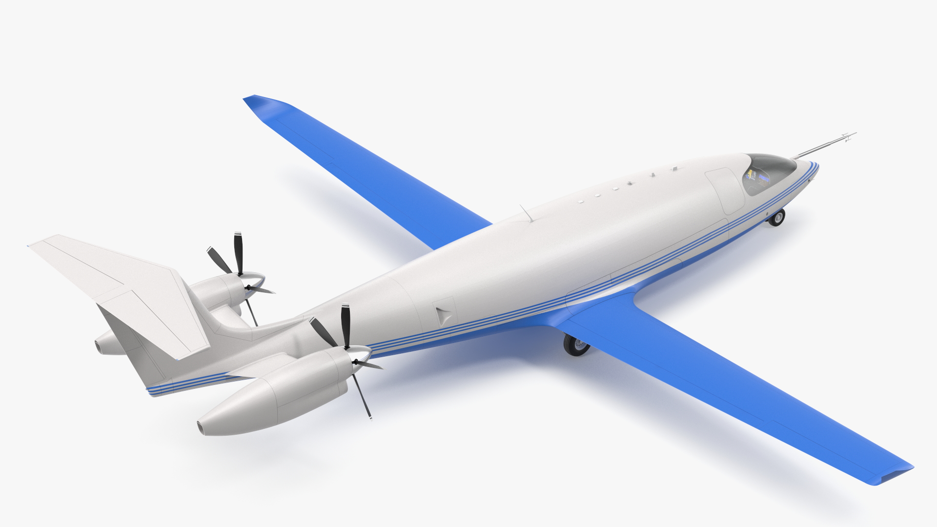 3D Electric Cargo Aircraft model