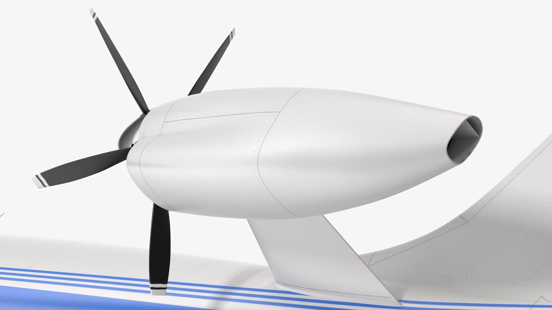 3D Electric Cargo Aircraft model