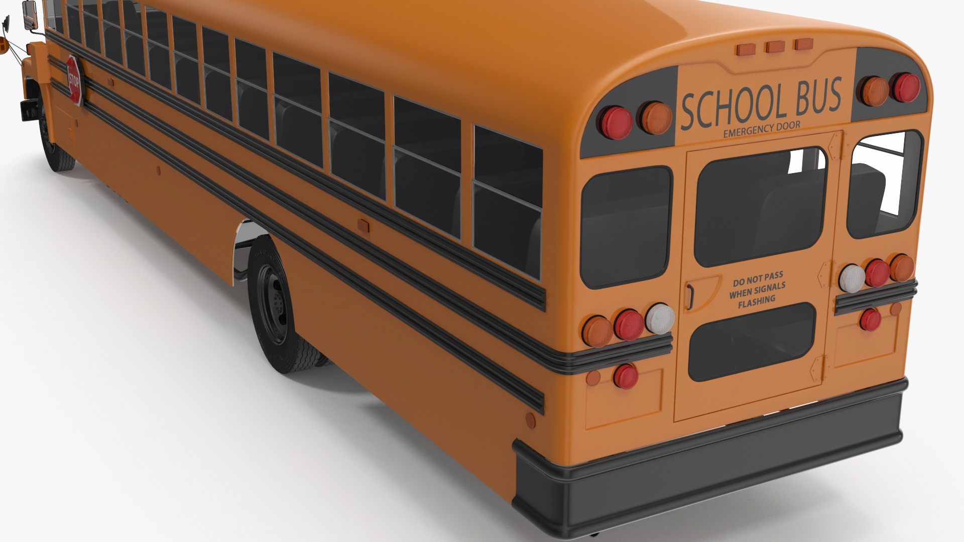 Old School Bus 3D model