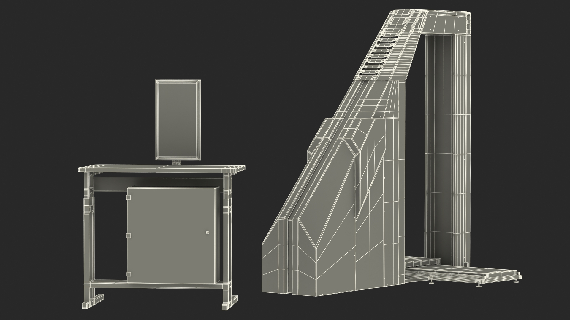 3D Conpass Smart DV Xray Full Body Scanner Rigged