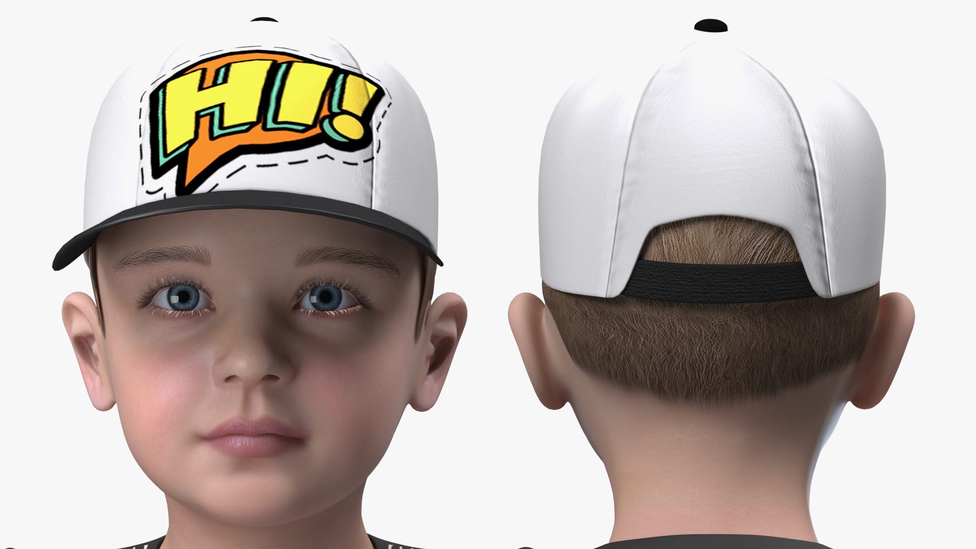 Child Boy Street Style Rigged 3D model