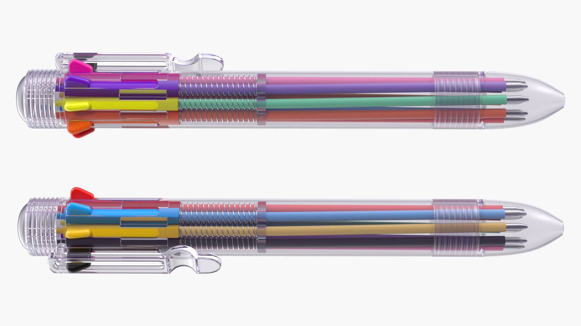 Multicolor Ballpoint Pen 3D model