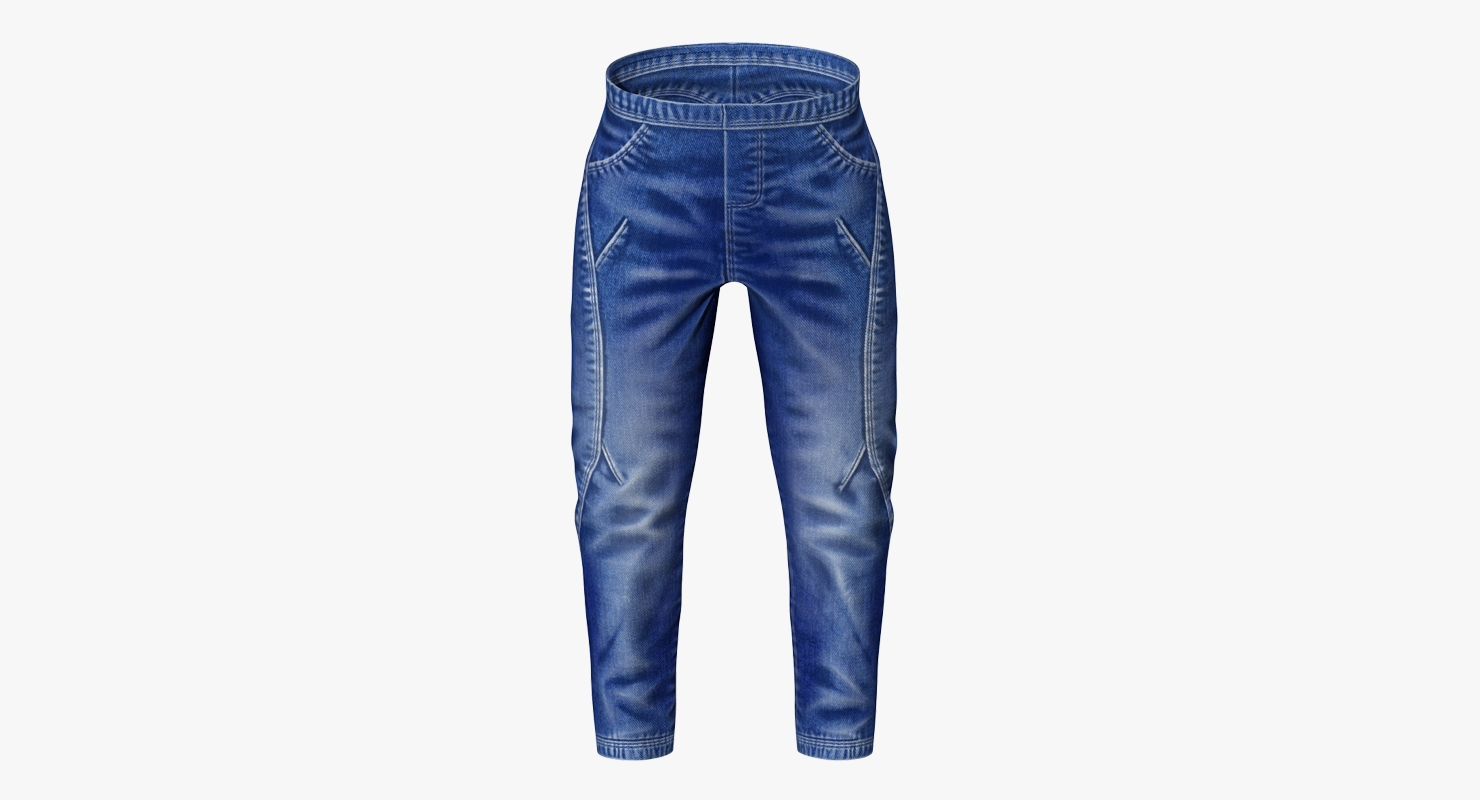 Modern Blue Jeans 3D