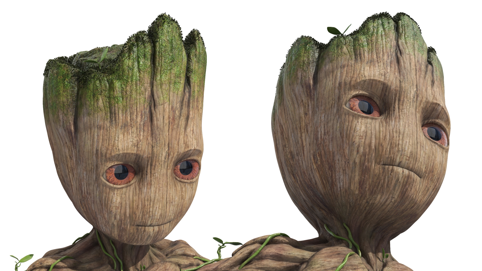 Little Groot Character from Marvel 3D model