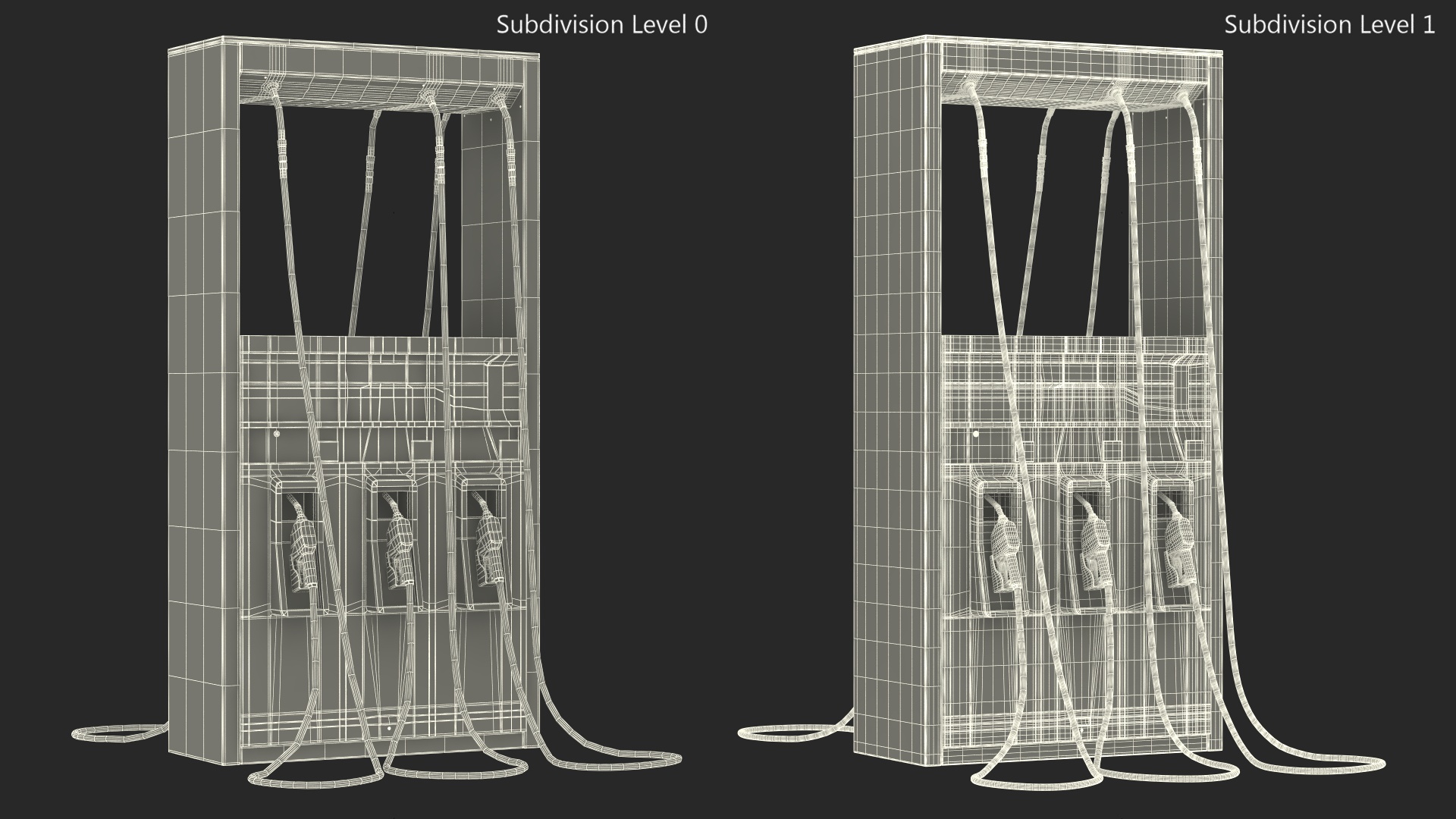 3D model Gas Pump