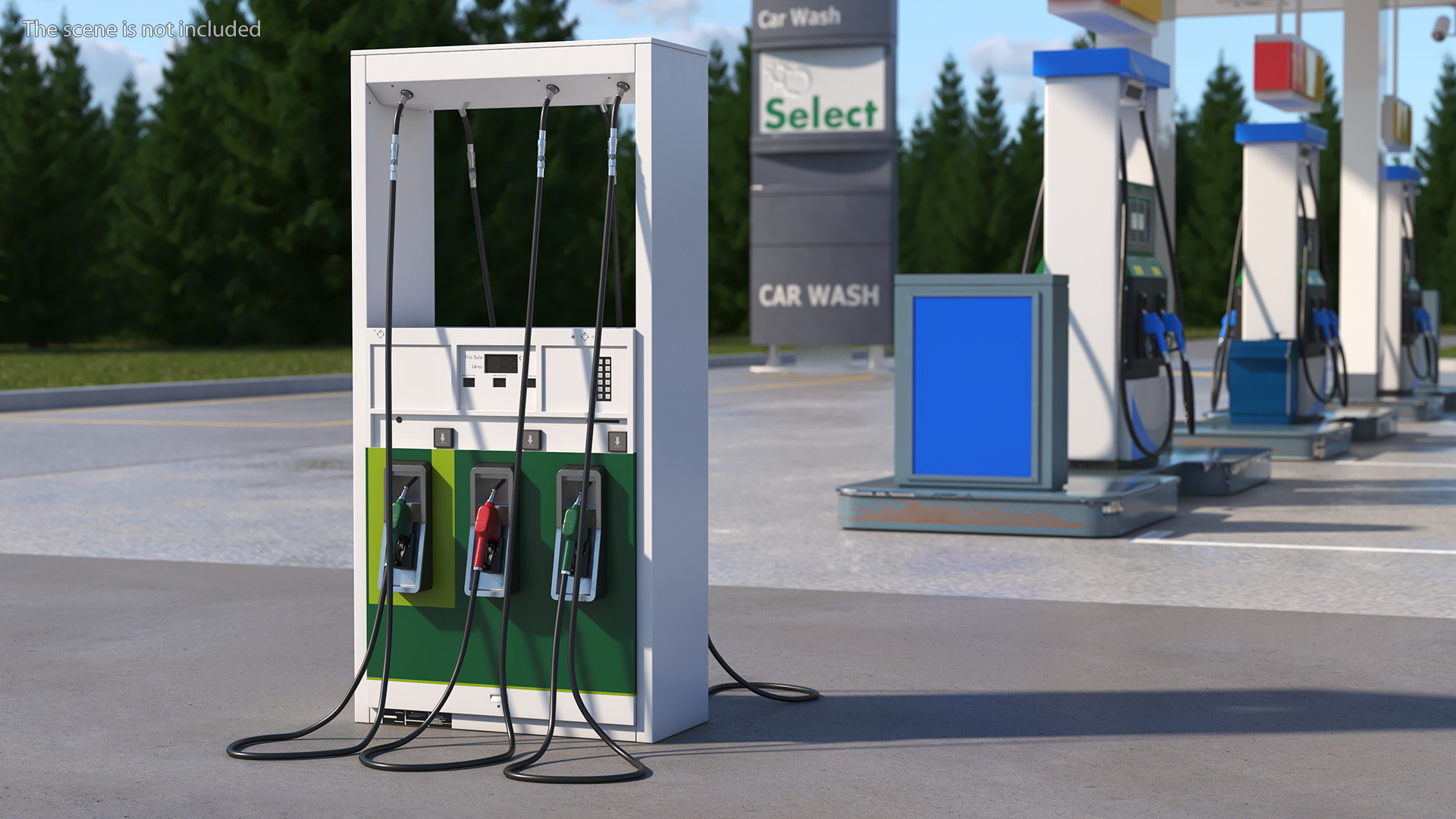 3D model Gas Pump