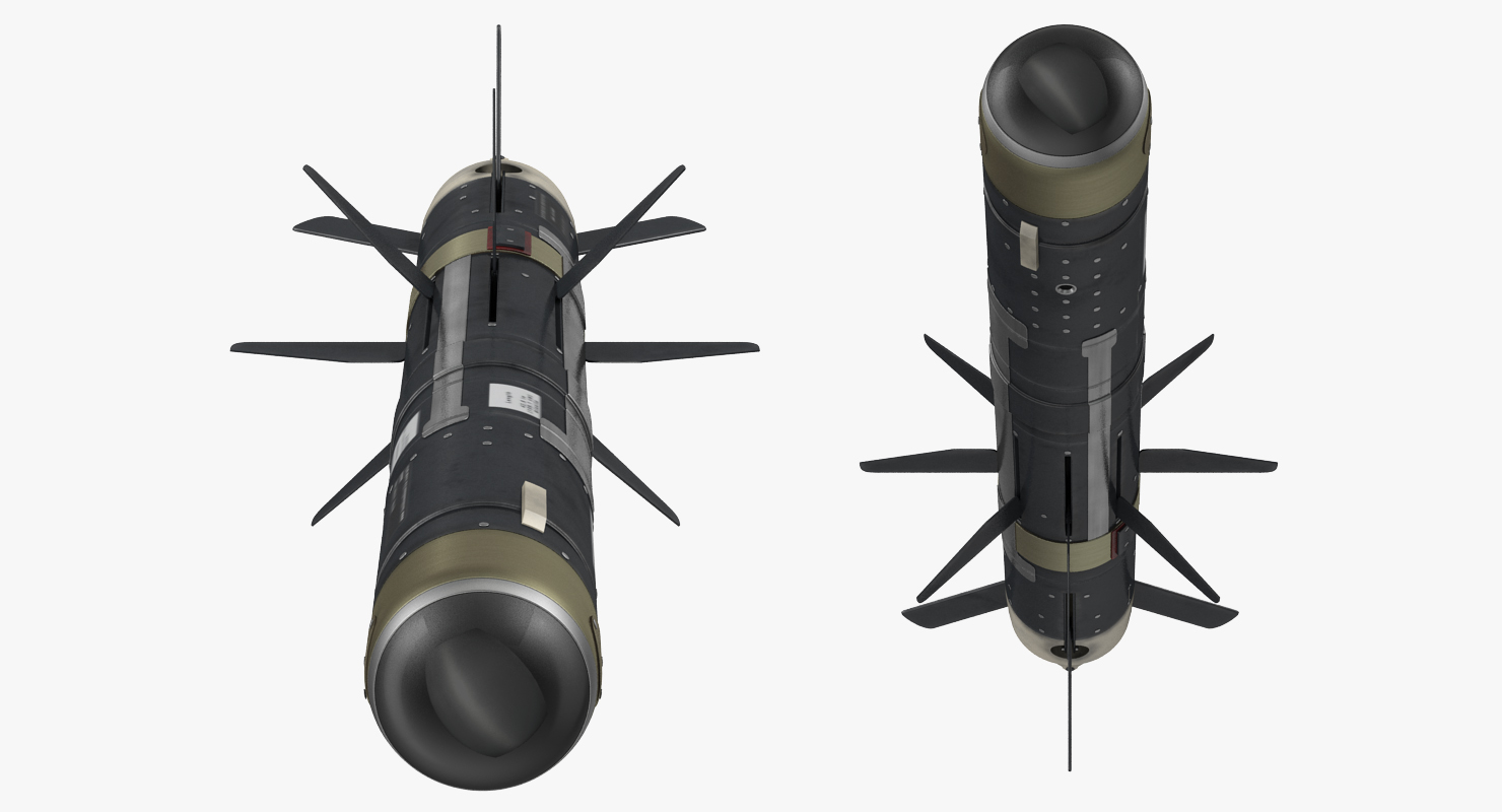 Javelin Missile Rigged 3D