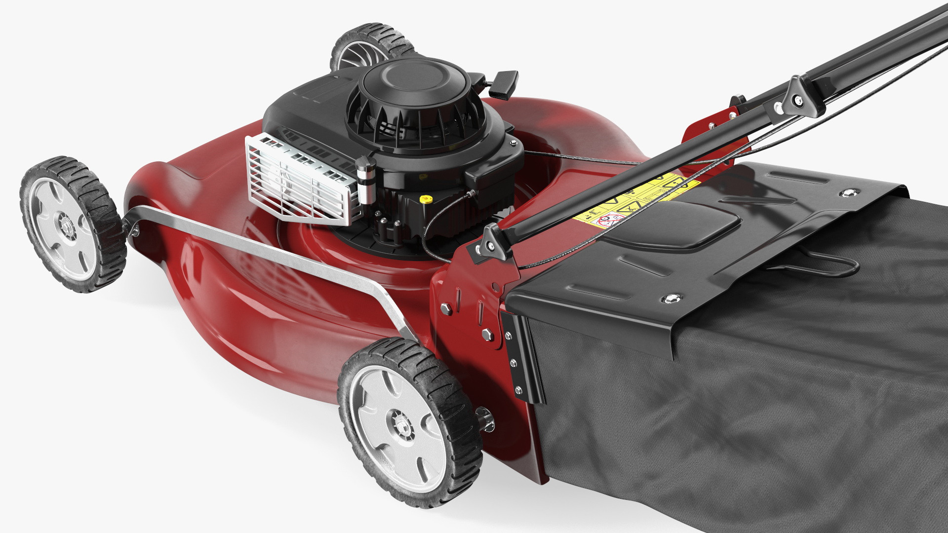 Gas Push Mower 3D model