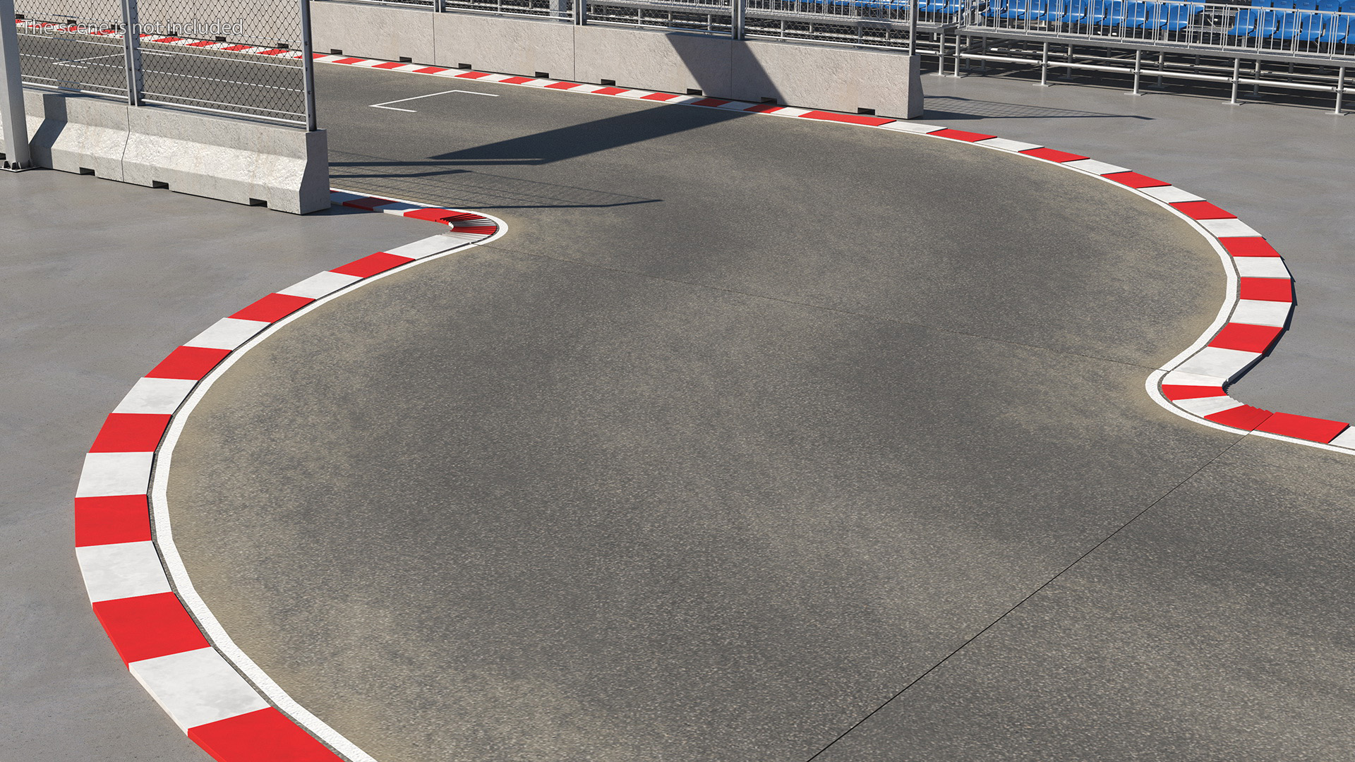 Racing Road Surface 3D model