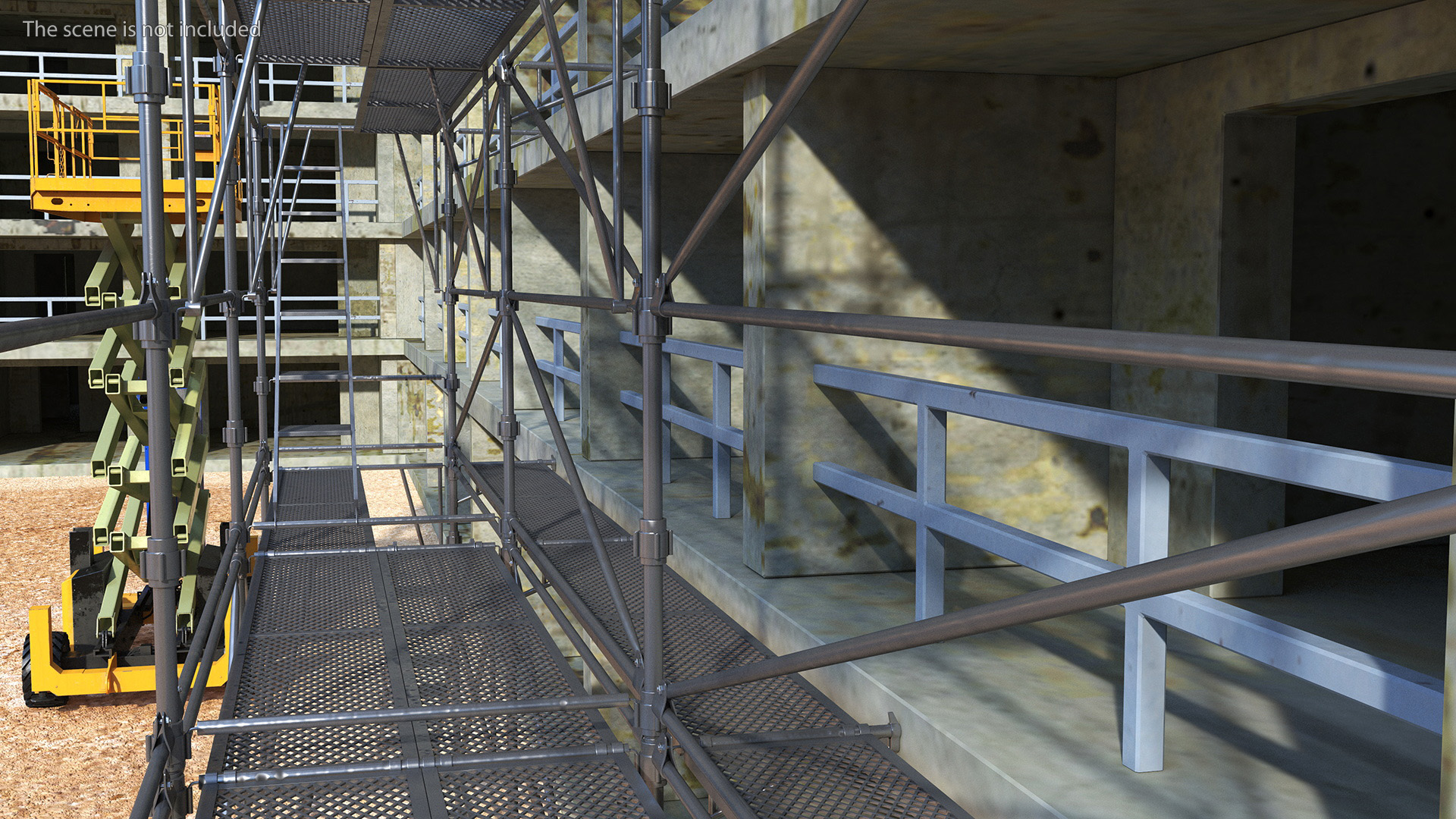 Construction Scaffolding 3D model