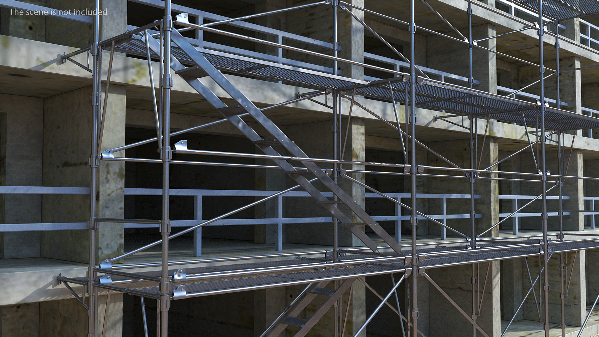 Construction Scaffolding 3D model