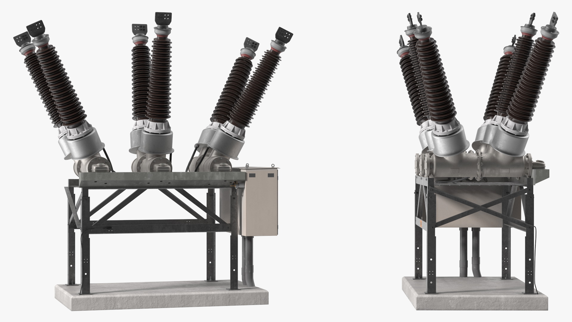 3D High Voltage Circuit Breaker model