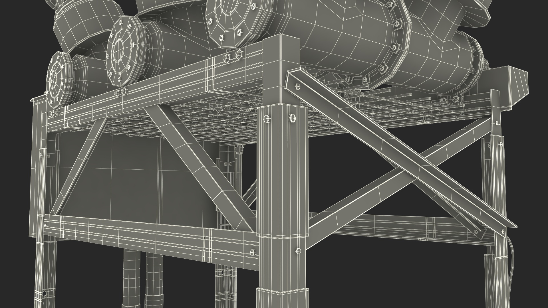 3D High Voltage Circuit Breaker model