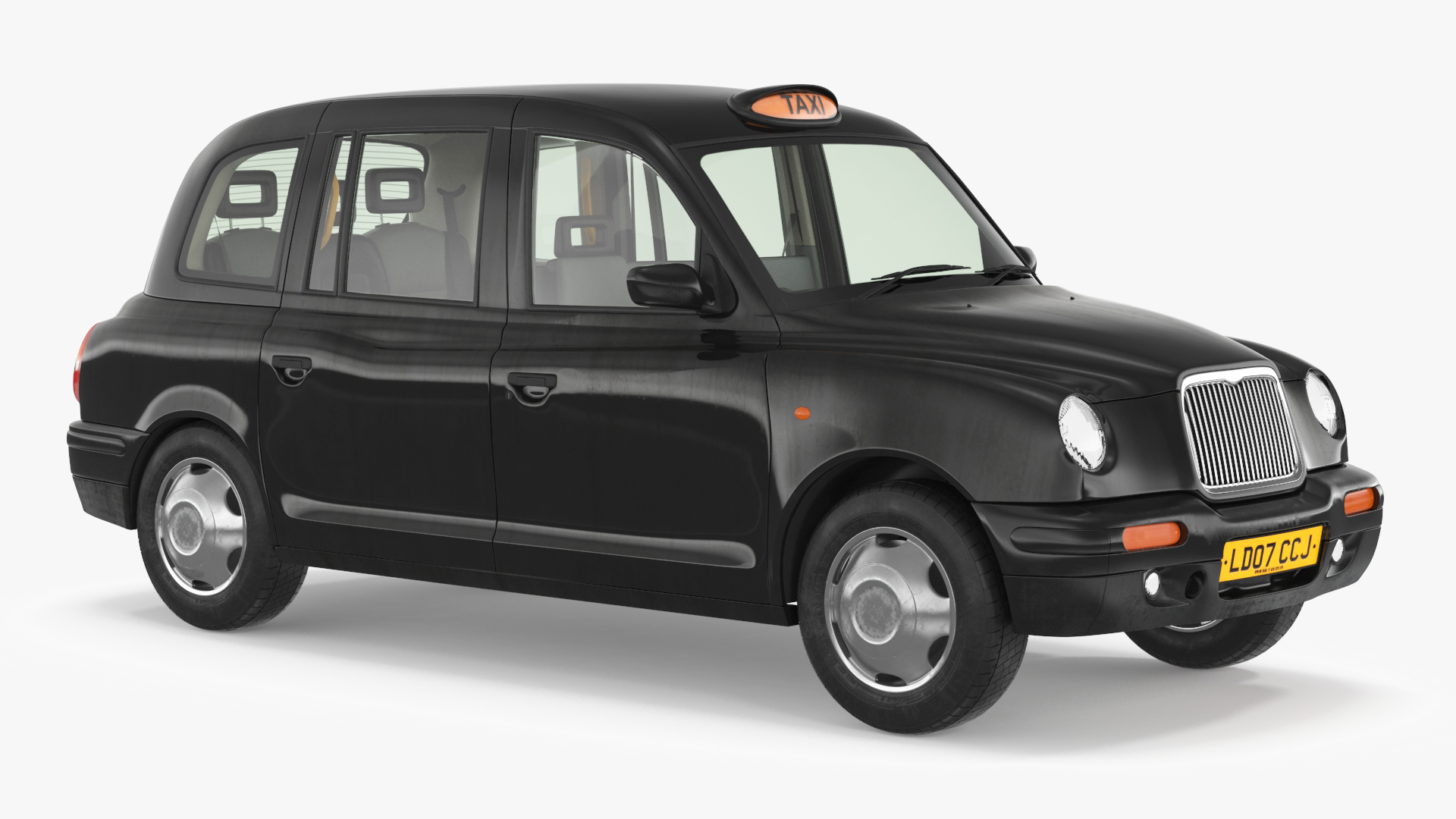 3D model London Black Cab Taxi TX1