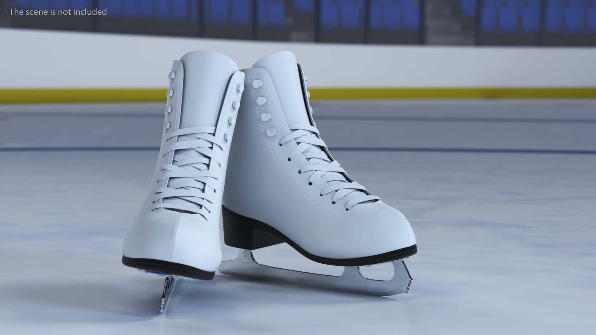 3D Classic Figure Skating Ice Skates model